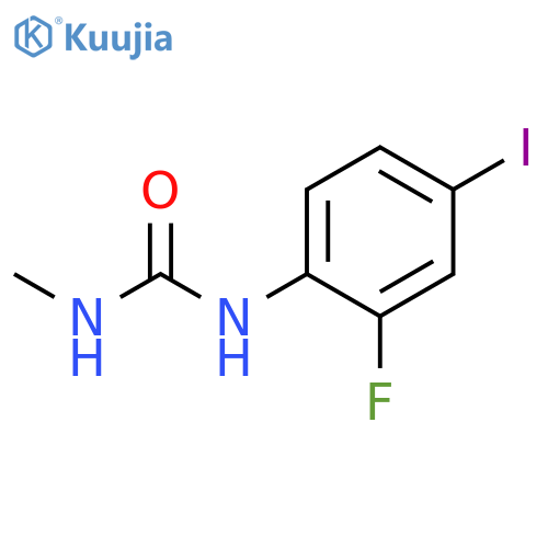 1-(2-fluoro-4-iodophenyl)-3-methylurea structure