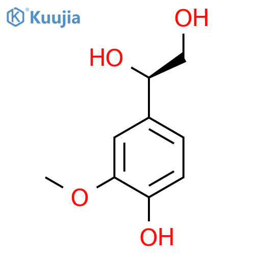 1,2-Ethanediol, 1-(4-hydroxy-3-methoxyphenyl)-, (R)- structure