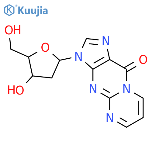 3-(2-Deoxy-b-D-erythro-pentofuranosyl)pyrimido1,2-apurin-10(3H)-one structure