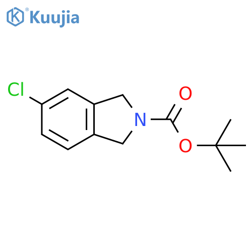 tert-Butyl 5-chloroisoindoline-2-carboxylate structure