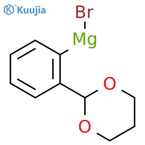 Magnesium,bromo[2-(1,3-dioxan-2-yl)phenyl]- structure