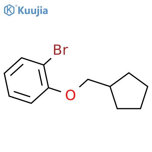 Benzene, 1-bromo-2-(cyclopentylmethoxy)- structure