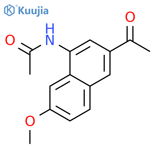 N-(3-Acetyl-7-methoxynaphthalen-1-yl)acetamide structure