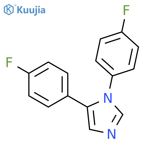 1H-IMIDAZOLE, 1,5-BIS(4-FLUOROPHENYL)- structure
