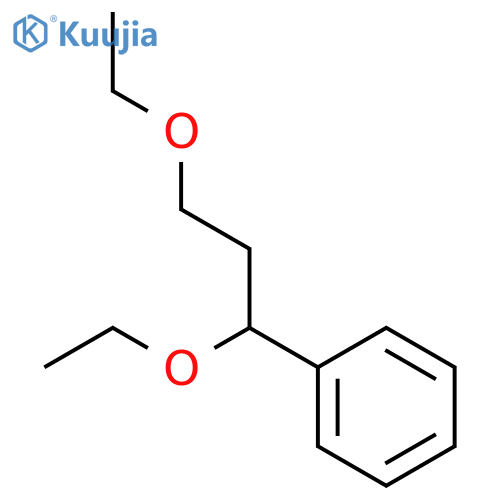 Benzene, (1,3-diethoxypropyl)- structure