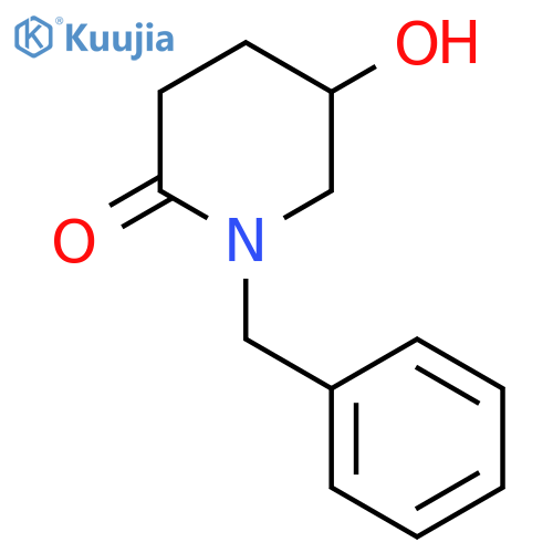1-Benzyl-5-hydroxypiperidin-2-one structure