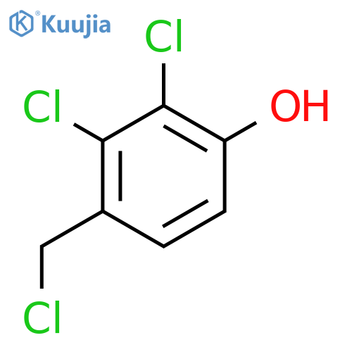 2,3-Dichloro-4-hydroxybenzyl chloride structure