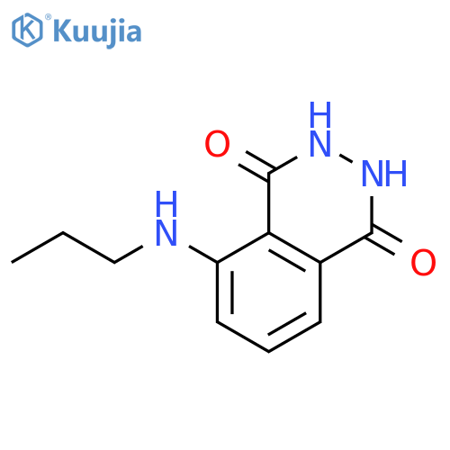 1,4-PHTHALAZINEDIONE, 2,3-DIHYDRO-5-(PROPYLAMINO)- structure