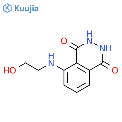 1,4-Phthalazinedione, 2,3-dihydro-5-[(2-hydroxyethyl)amino]- structure