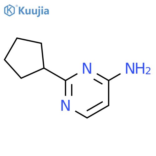2-cyclopentylpyrimidin-4-amine structure