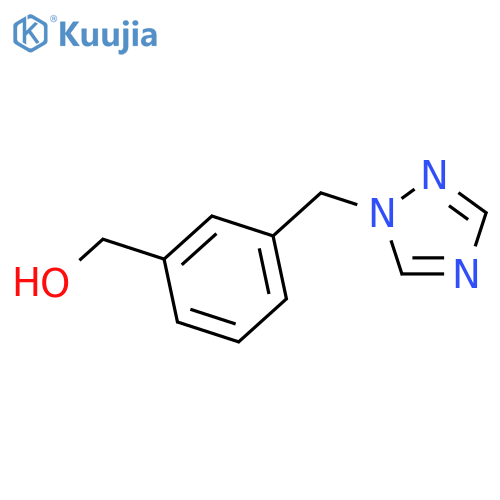 3-(1H-1,2,4-Triazol-1-ylmethyl)phenylmethanol structure