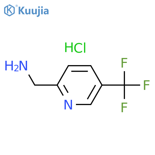 [5-(trifluoromethyl)pyridin-2-yl]methanamine hydrochloride structure