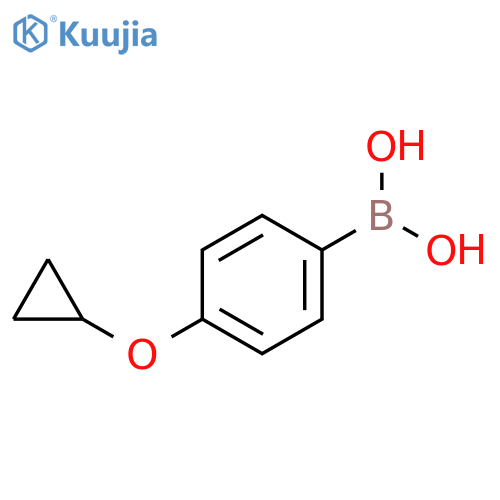 (4-cyclopropoxyphenyl)boronic acid structure
