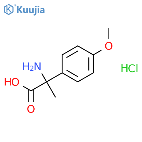 2-(4-methoxyphenyl)-l-alanine Hydrochloride (1:1) structure