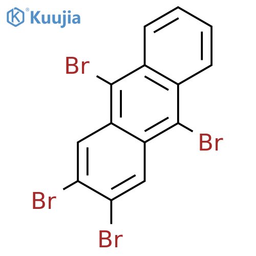ANTHRACENE, 2,3,9,10-TETRABROMO- structure