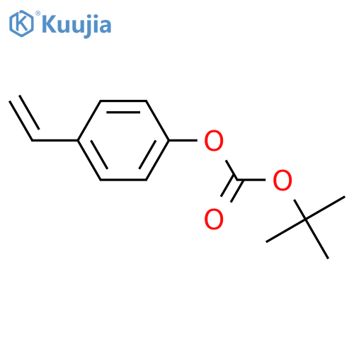 Carbonic acid,1,1-dimethylethyl 4-ethenylphenyl ester structure