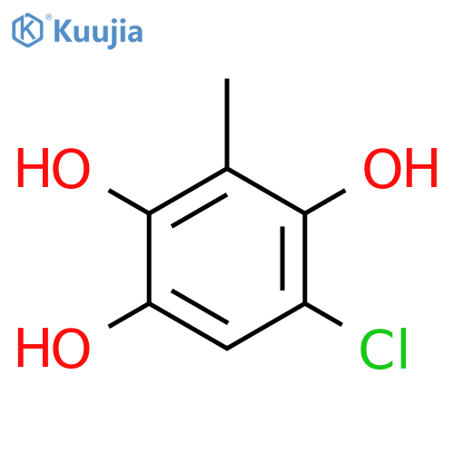 5-chloro-3-methylbenzene-1,2,4-triol structure