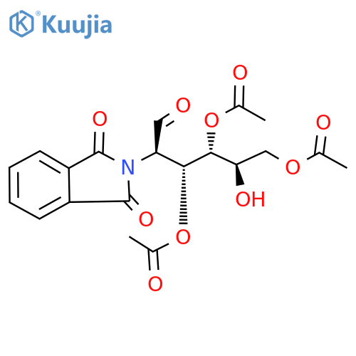 3,4,6-Tri-O-acetyl-2-deoxy-2-phthalimido-D-glucopyranose structure