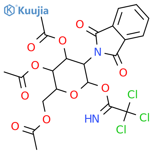 3,4,6-Tri-O-acetyl-2-deoxy-2-phthalimido-b-D-glucopyranosyl trichloroacetimidate structure