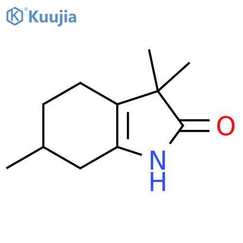 1,3,4,5,6,7-hexahydro-3,3,6-trimethyl-2H-Indol-2-one structure