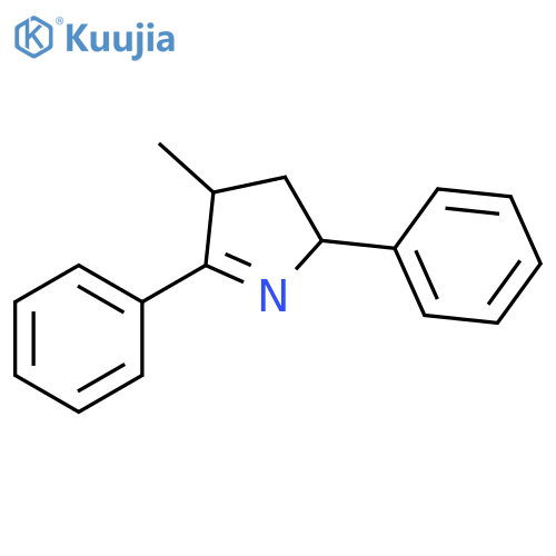 2H-Pyrrole, 3,4-dihydro-4-methyl-2,5-diphenyl- structure