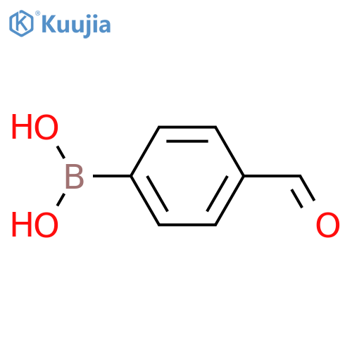 (4-formylphenyl)boronic acid structure