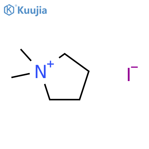 Pyrrolidinium,1,1-dimethyl-, iodide (1:1) structure