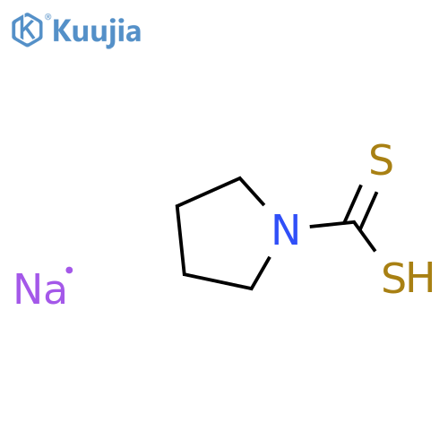 pyrrolidine-1-carbodithioic acid structure