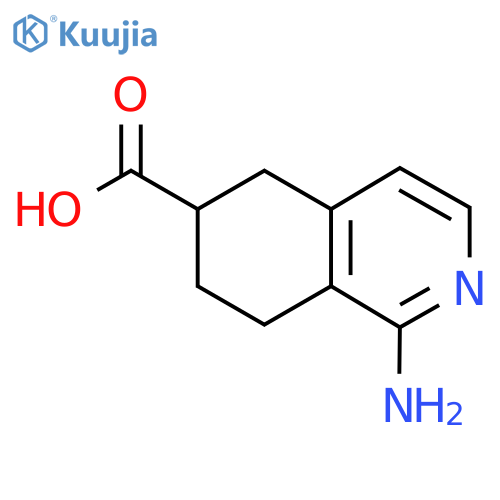 1-Amino-5,6,7,8-tetrahydroisoquinoline-6-carboxylic acid structure