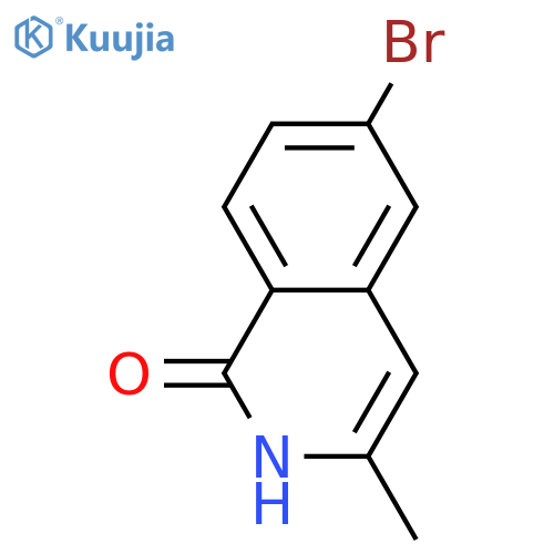 6-bromo-3-methyl-1,2-dihydroisoquinolin-1-one structure