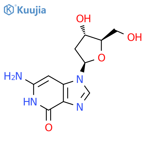 4H-Imidazo(4,5-c)pyridin-4-one, 6-amino-1-(2-deoxy-beta-D-erythro-pentofuranosyl)-1,5-dihydro- structure