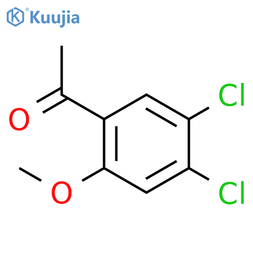 1-(4,5-dichloro-2-methoxyphenyl)ethanone structure