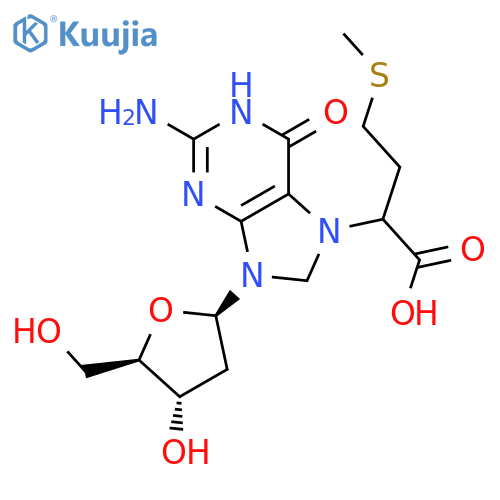 Guanosine, 7-[1-carboxy-3-(methylthio)propyl]-2'-deoxy- structure