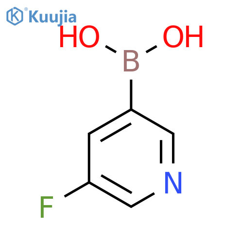 (5-fluoropyridin-3-yl)boronic acid structure