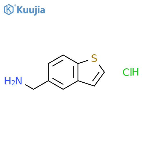 (1-benzothien-5-ylmethyl)amine hydrochloride structure