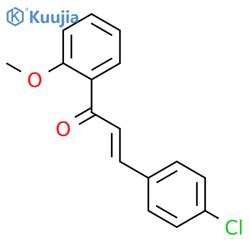 3-(4-Chlorophenyl)-1-(2-methoxyphenyl)prop-2-en-1-one structure