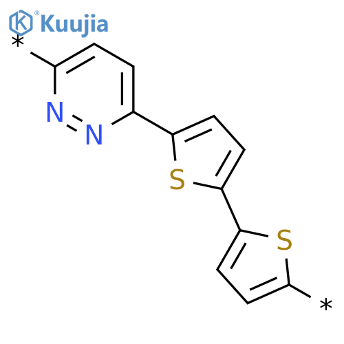 Poly(3,6-pyridazinediyl[2,2'-bithiophene]-5,5'-diyl) structure