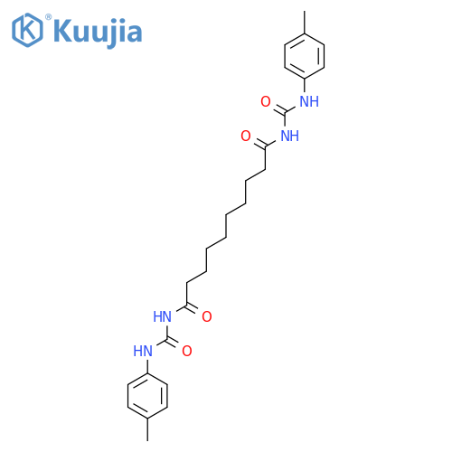 DECANEDIAMIDE, N,N'-BIS[[(4-METHYLPHENYL)AMINO]CARBONYL]- structure