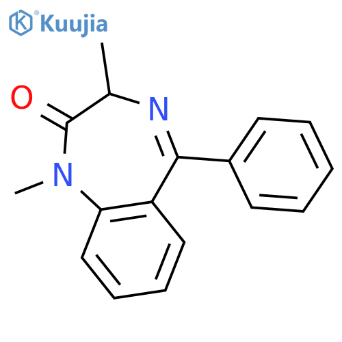 2H-1,4-Benzodiazepin-2-one, 1,3-dihydro-1,3-dimethyl-5-phenyl- structure