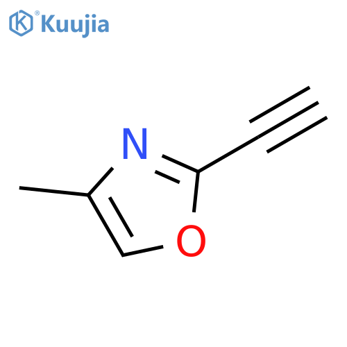 Oxazole, 2-ethynyl-4-methyl- structure