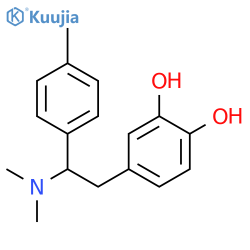 1,2-BENZENEDIOL, 4-[2-(DIMETHYLAMINO)-2-(4-METHYLPHENYL)ETHYL]- structure