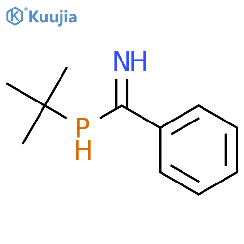 Phosphine, (1,1-dimethylethyl)(phenylcarbonimidoyl)- structure