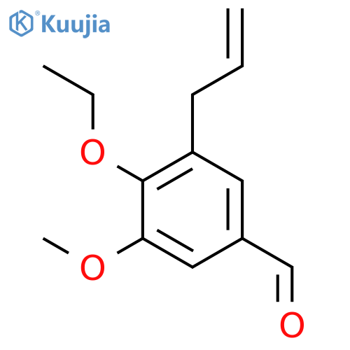 3-Allyl-4-ethoxy-5-methoxybenzaldehyde structure