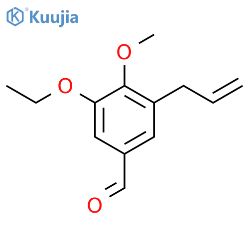 3-Allyl-5-ethoxy-4-methoxybenzaldehyde structure