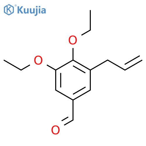 3-Allyl-4,5-diethoxybenzaldehyde structure