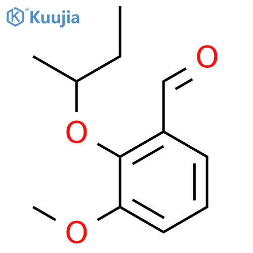 2-sec-butoxy-3-methoxybenzaldehyde structure