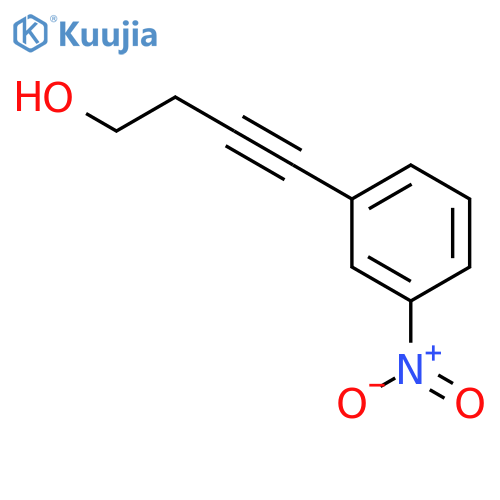 3-Butyn-1-ol, 4-(3-nitrophenyl)- structure