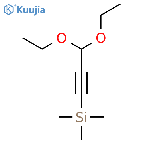 Silane,(3,3-diethoxy-1-propyn-1-yl)trimethyl- structure