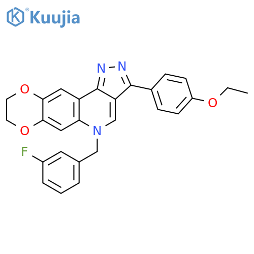 14-(4-ethoxyphenyl)-17-(3-fluorophenyl)methyl-4,7-dioxa-12,13,17-triazatetracyclo8.7.0.0^{3,8}.0^{11,15}heptadeca-1,3(8),9,11,13,15-hexaene structure