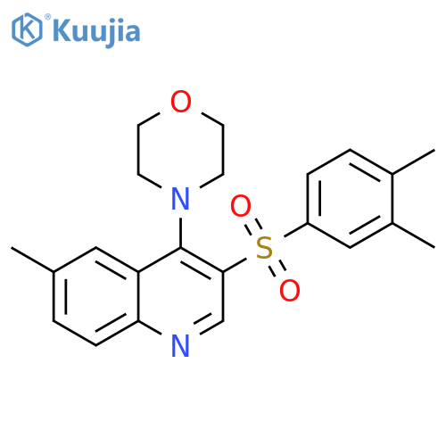3-(3,4-dimethylbenzenesulfonyl)-6-methyl-4-(morpholin-4-yl)quinoline structure